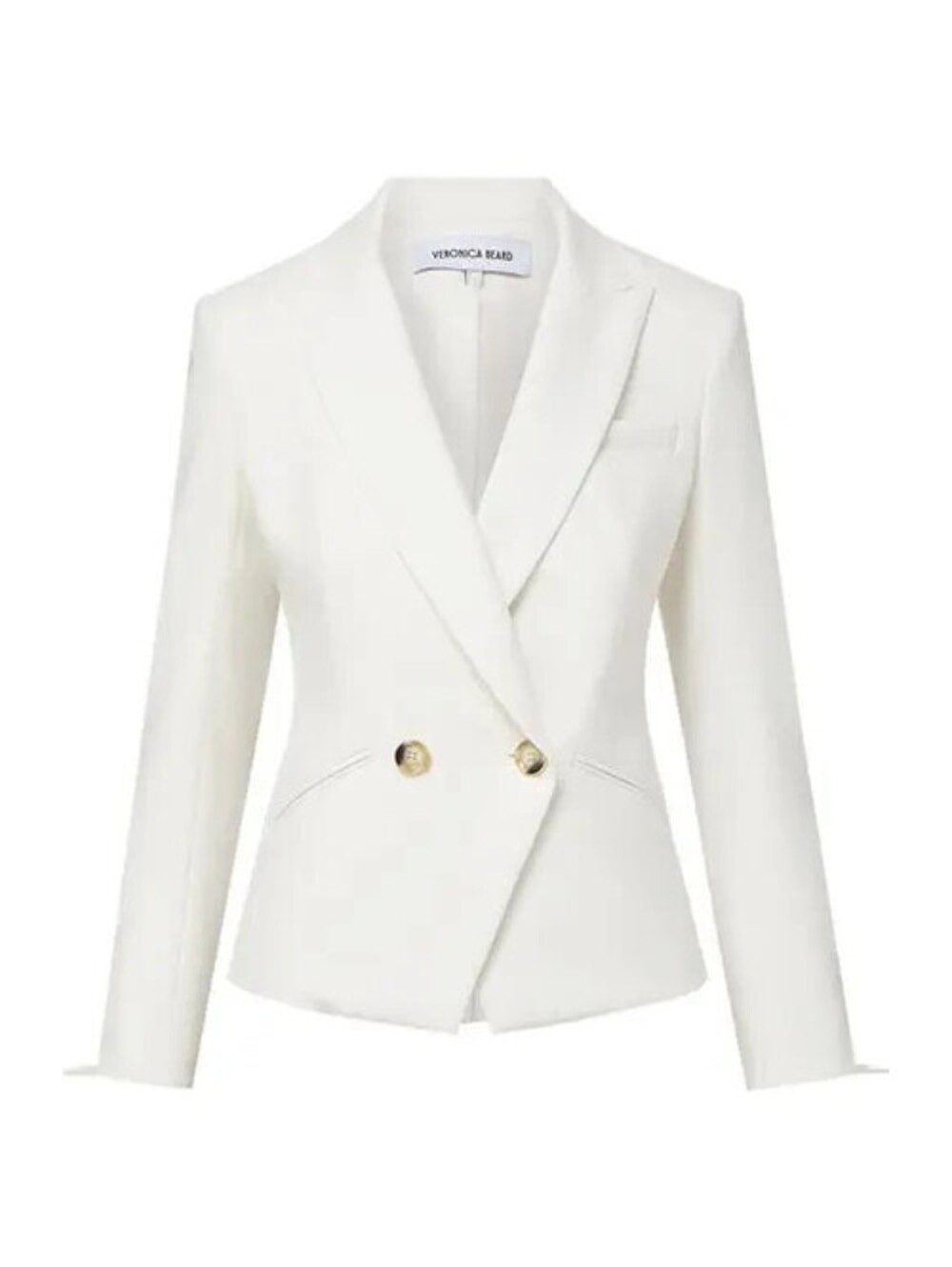 NEW, VERONICA BEARD Cropped Rickie Dickey Jacket in White Sz 6 #SJ2398 - Picture 2 of 14